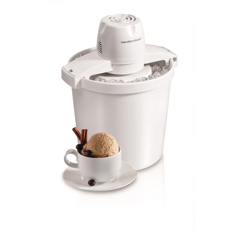 Hamilton Beach White 4 qt Ice Cream Maker 15.3 in. H X 12.5 in. W X 11.1 in. L, Pack of 2