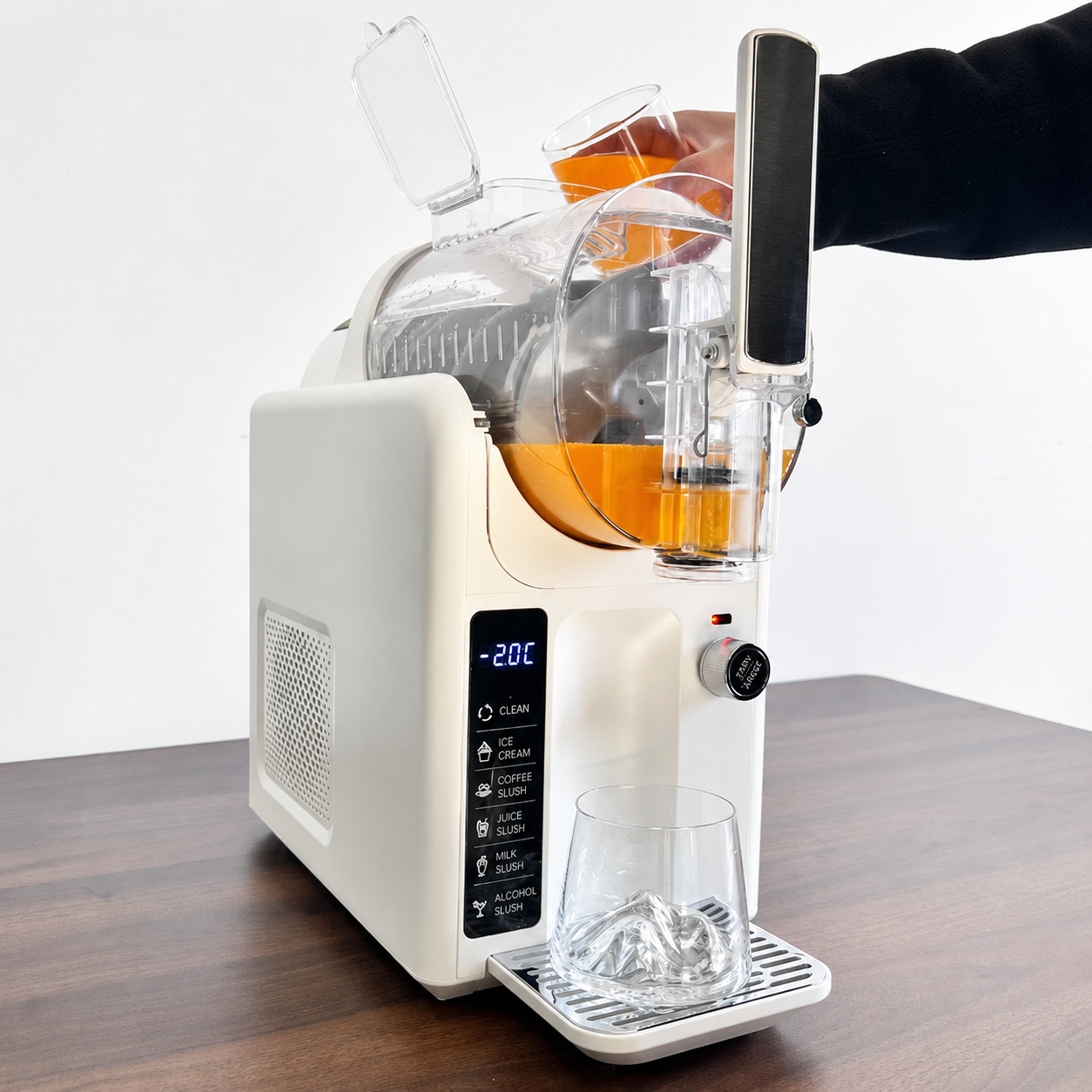 Versatile Slushy Maker | Dual Bowl Countertop Appliance for Frozen Treats